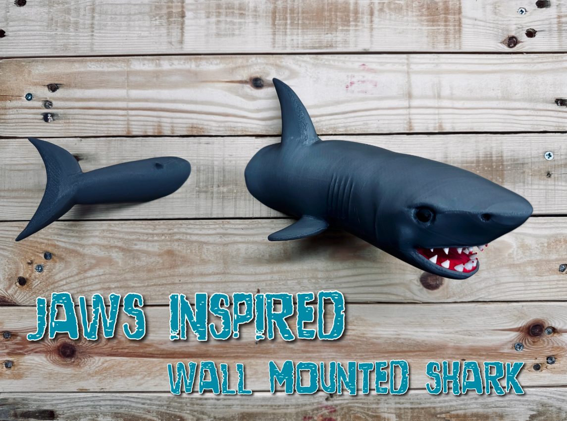Wall Mounted Shark Decor